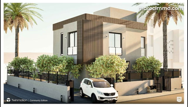 Villa sur plan Argan golf route de Tahanaout — 3