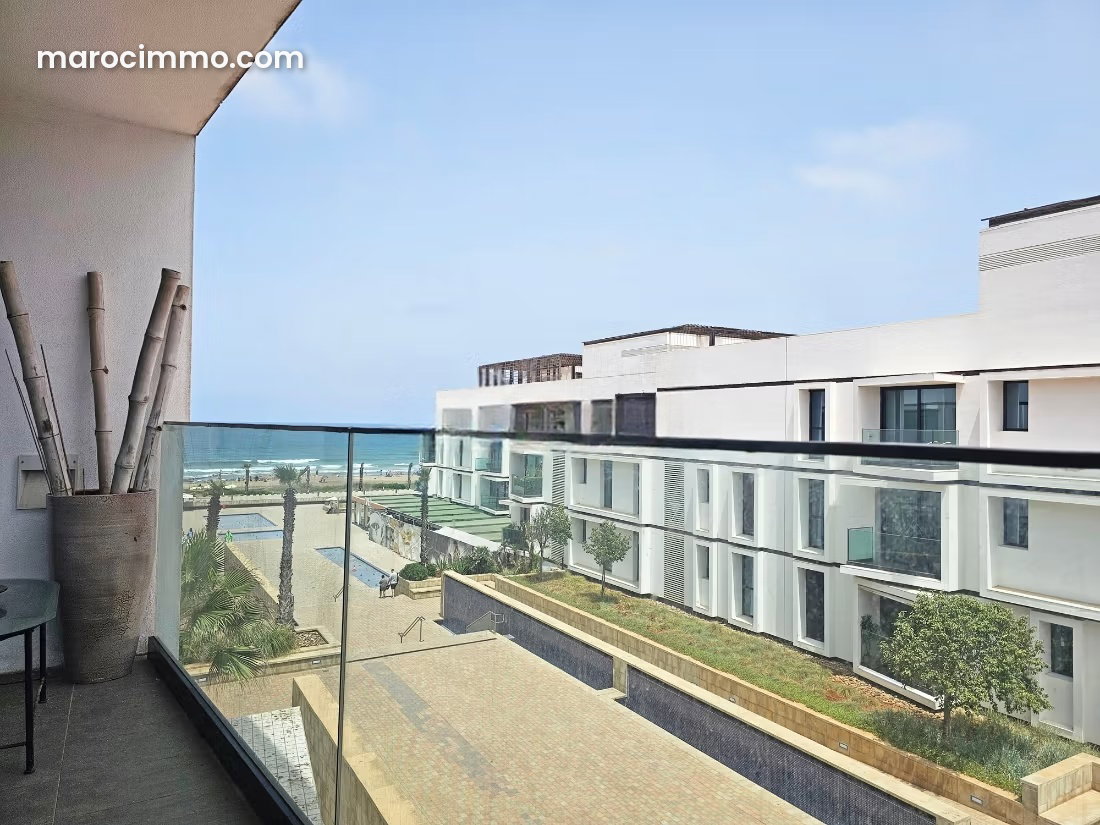 Furnished 190 m² Apartment, Oceanfront in Aïn Diab, Casablanca — Casablanca
