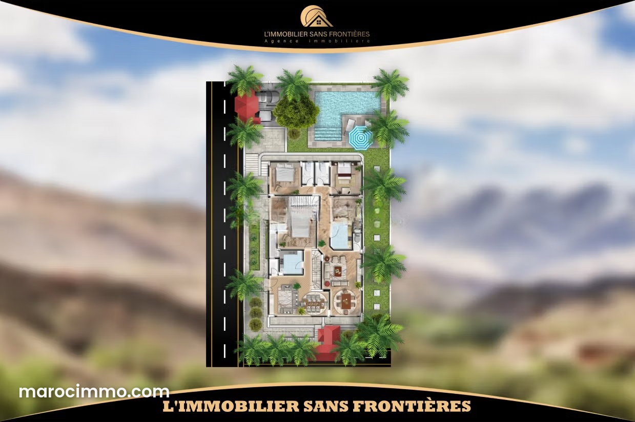 519 m² Plot in Agdal, Marrakech, Ideal for Villa Project — Marrakesh