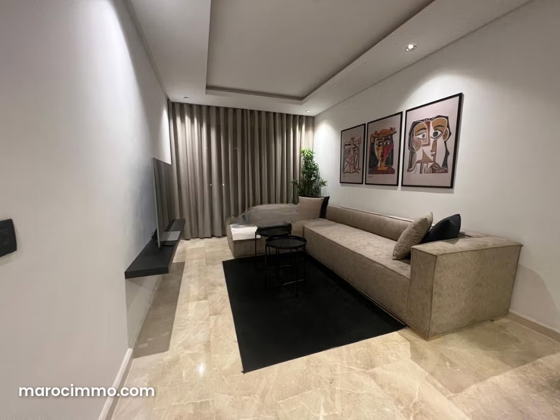 Appartement meublé avec terrasse à Ville Verte Bouskoura — Bouskoura