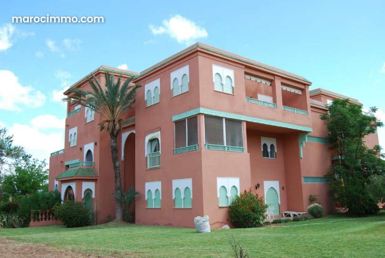 Duplex 224 m², 3 chambres, terrasses et jardin à Palmeraie — Marrakech