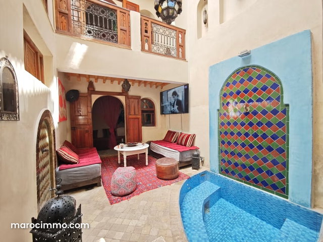 Riad de 150m2 Titrè meublé a Assouel — 4