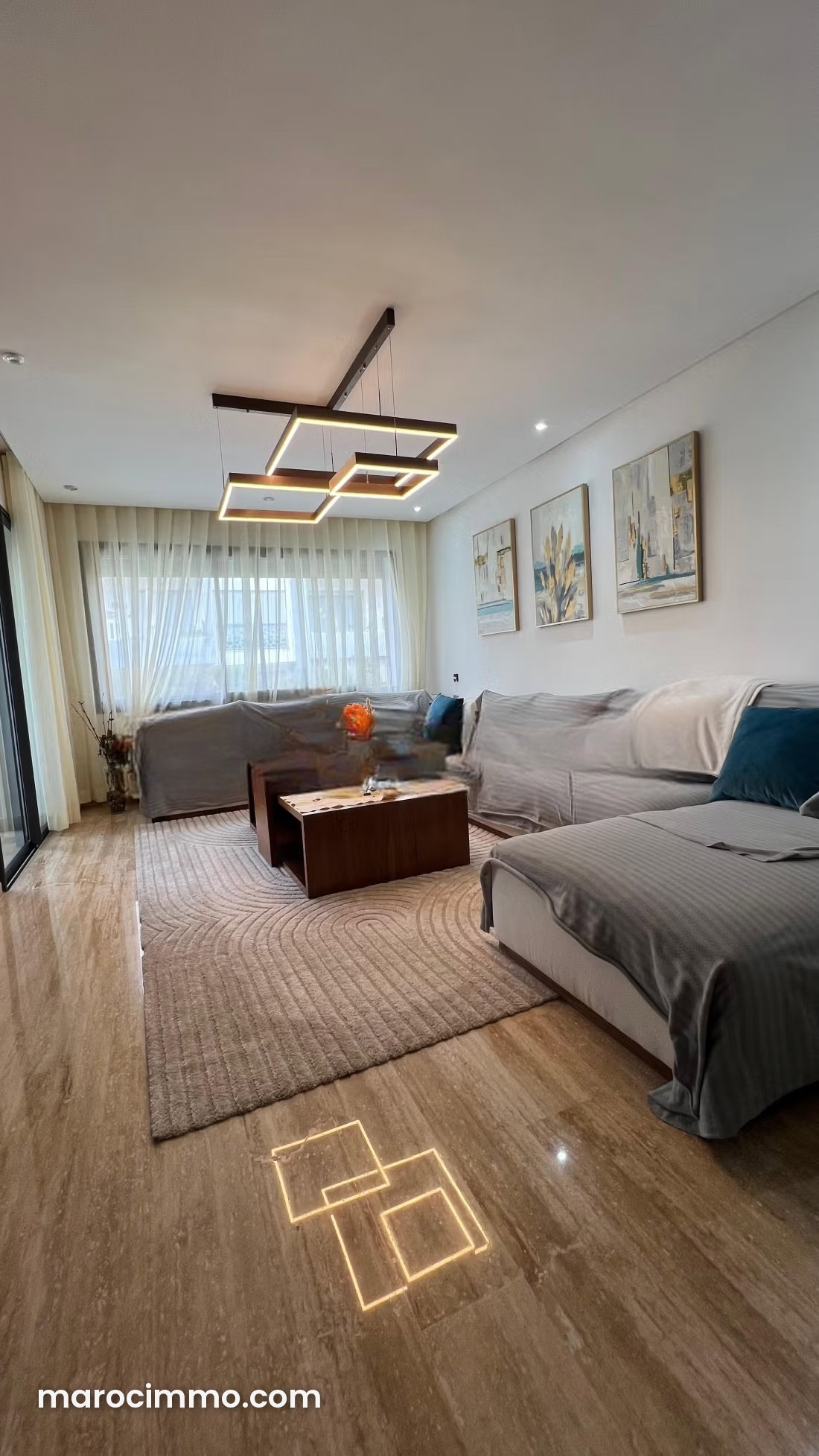 Appartement 203 m², 3 chambres avec piscine, Dar Bouazza — Dar Bouazza