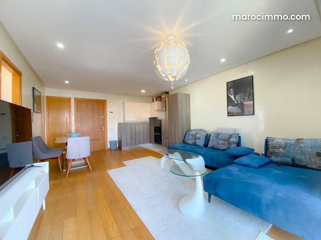 Appartement meublé avec vue mer à louer à Casablanca Marina — Casablanca