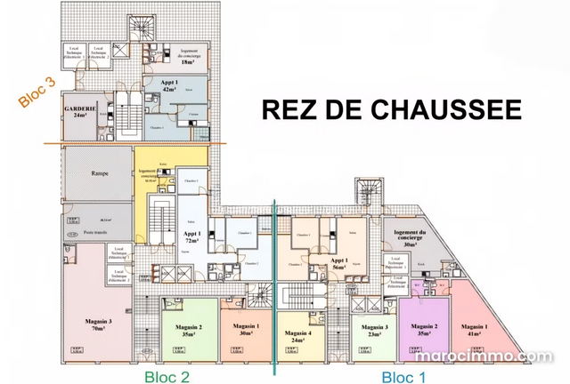 Locaux commerciaux en ventenouvelle gare routiere — Tanger