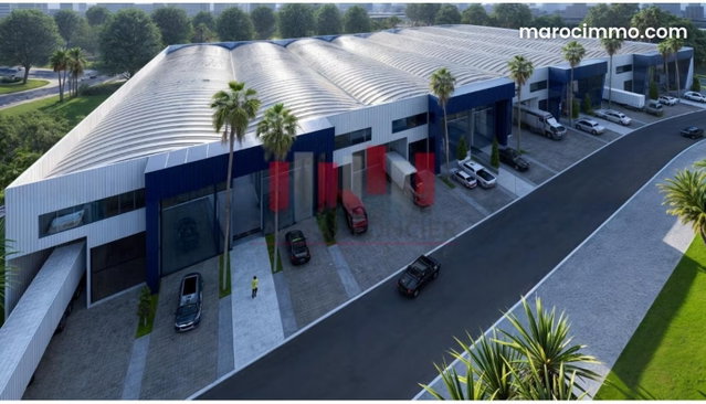Hangar industriel de 1.000 m neuf aux meilleurs normes internationales a la location a Sapino — 3