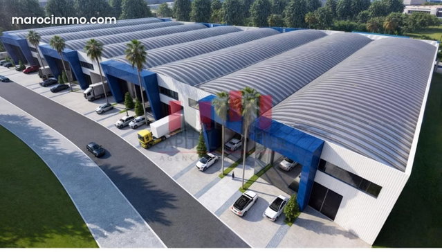 Hangar industriel de 1.000 m neuf aux meilleurs normes internationales a la location a Sapino — 2
