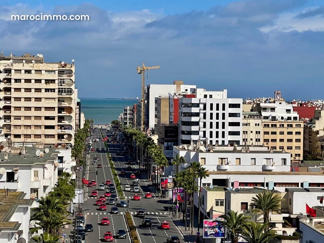 Appartement avec vue mer au 7e étage, Maarif Casablanca — Casablanca
