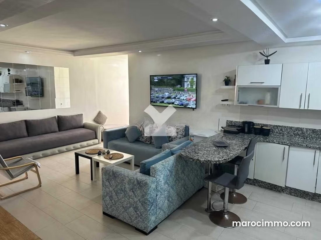 Appartement meublé 61 m², 1 chambre, Sidi Rahal bord de mer — Sidi Rahal