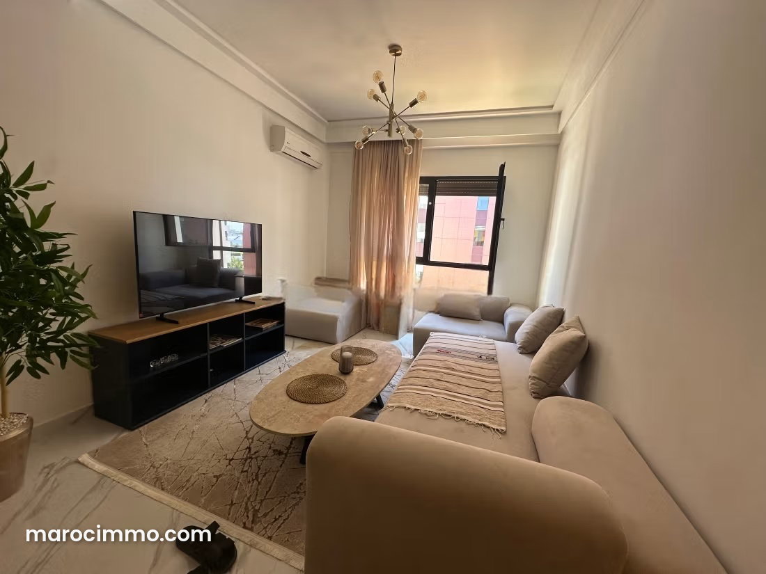 Furnished 100 sqm apartment, Casablanca Finance City, 2 bedrooms — Casablanca