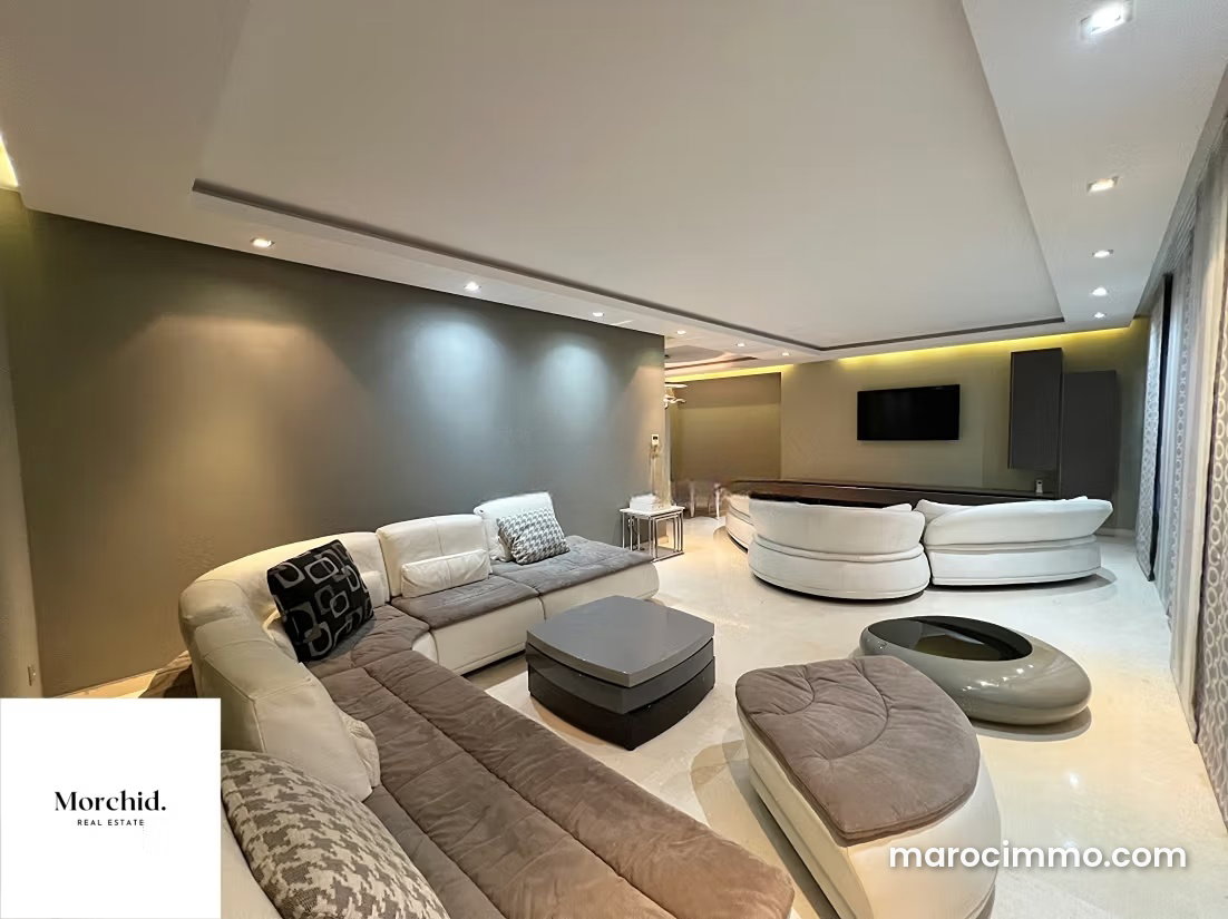 Furnished 220 sqm apartment for rent in Gauthier, Casablanca — Casablanca
