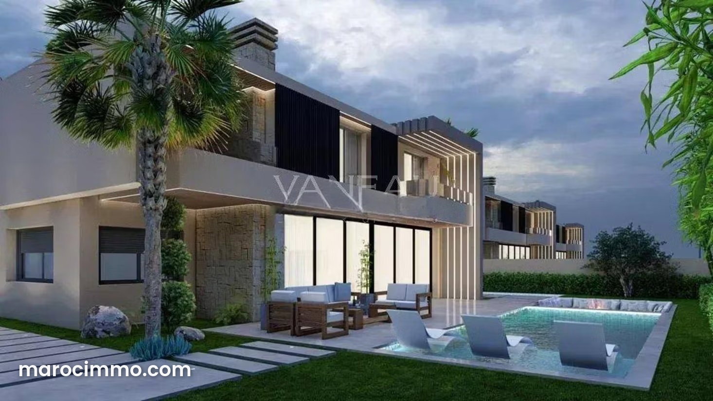 Villa neuve 450 m², vue Atlas, Route d'Ourika, Marrakech — Marrakech