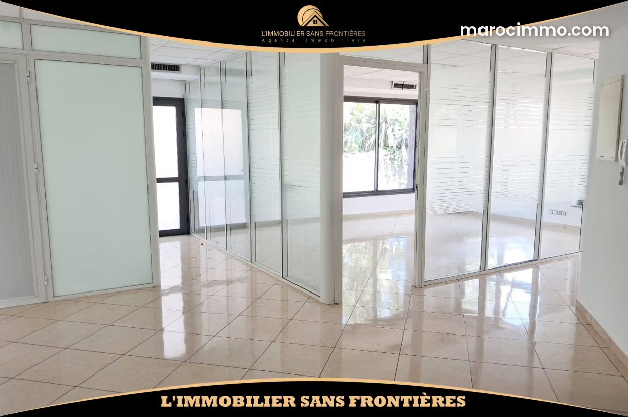 130 m² Office for Rent in Casablanca’s Oasis District, Fully Equipped — Casablanca