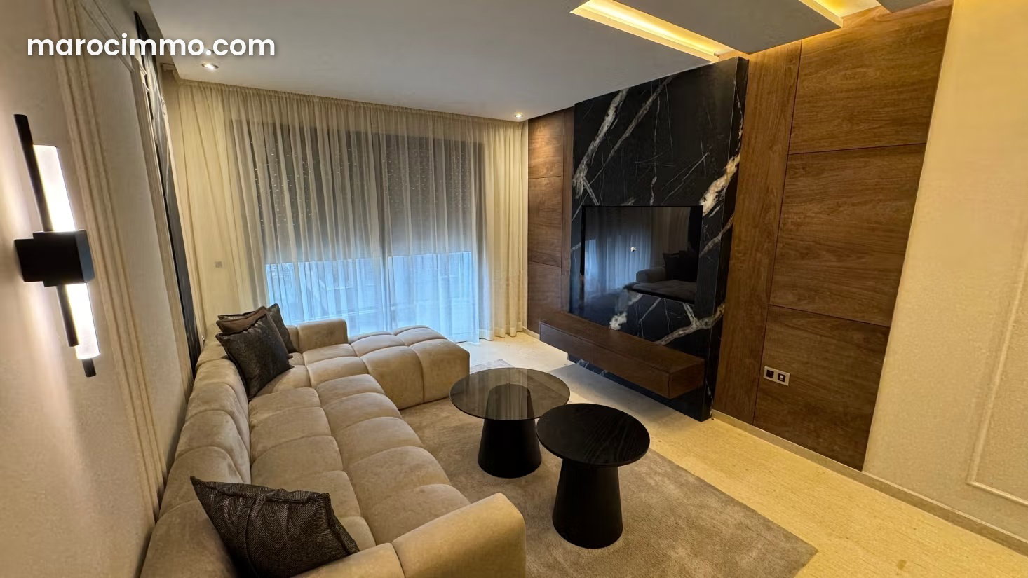 Appartement meublé 45 m² au cœur de Maârif Extension, Casablanca — Casablanca