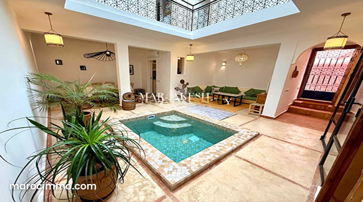 Maison avec piscine à vendre à Moulay Lyazid Marrakech — Marrakech