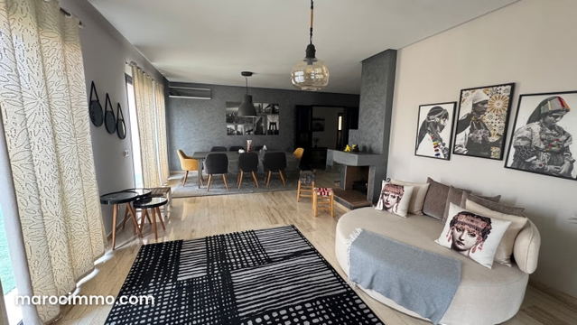 Duplex de haut standing avec trois chambres deux grand terrasses — Marrakech