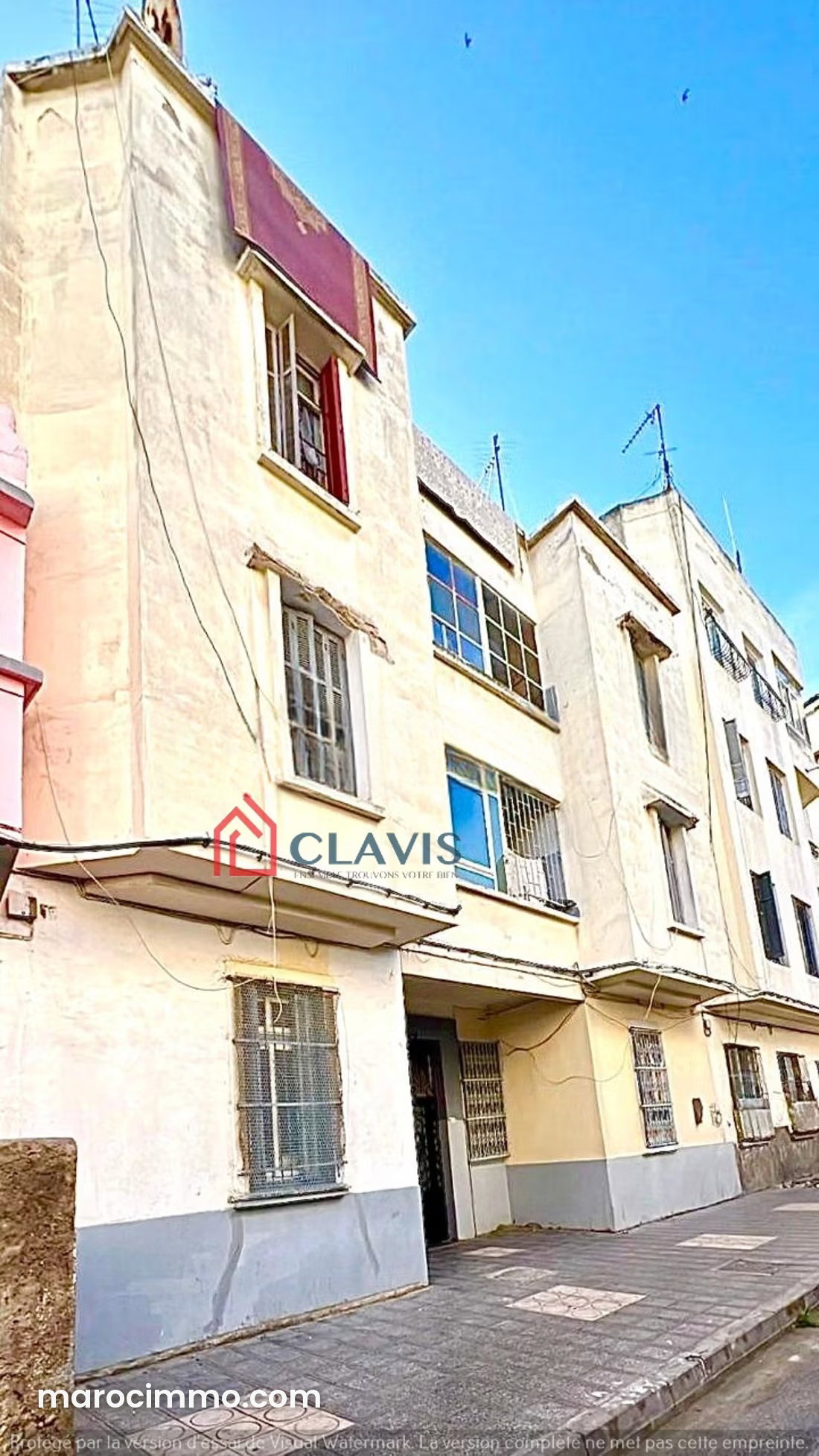 Appartement avec terrasse à rénover au Centre Ville Casablanca — Casablanca