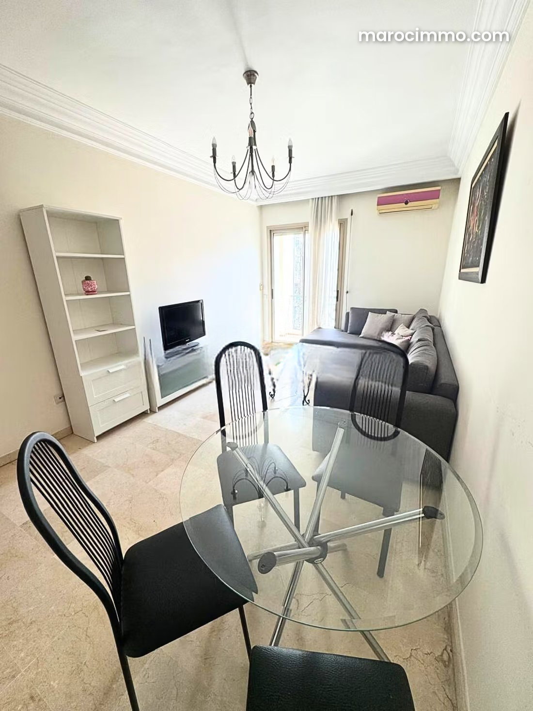 Furnished Apartment with Terrace for Rent in Racine, Casablanca — Casablanca