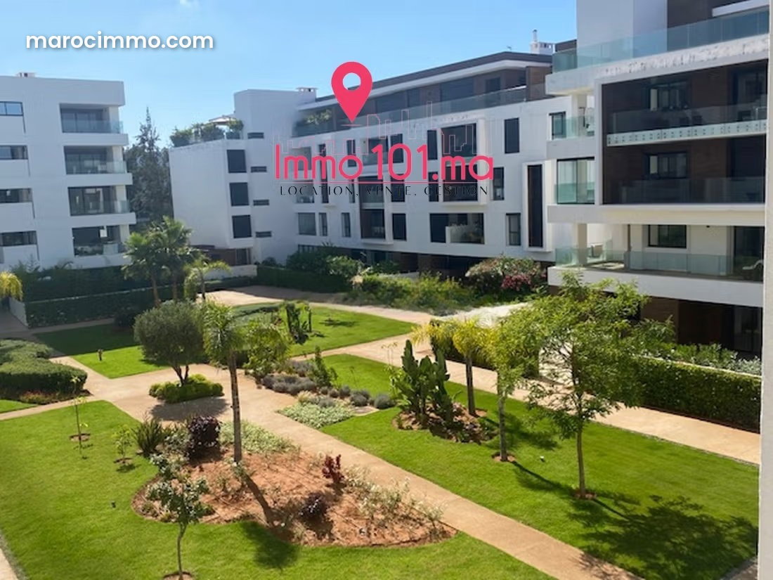 Appartement 3 pièces avec terrasse à louer à Souissi Rabat — Rabat