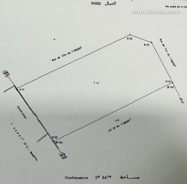 Exceptional land in Ain Diab – 564 m² in a corner position — 3