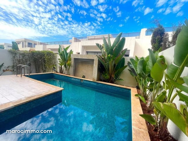 Superb Furnished Villa for Long-Term Rent in Dar Bouaaza, 4 Bedrooms — Dar Bouazza