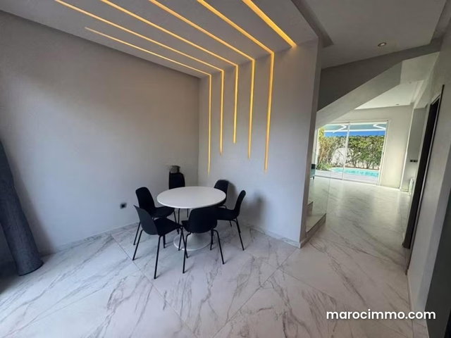 A Dar Bouaaza Villa à louer meublé de 3 chambres sur deux niveaux — 5