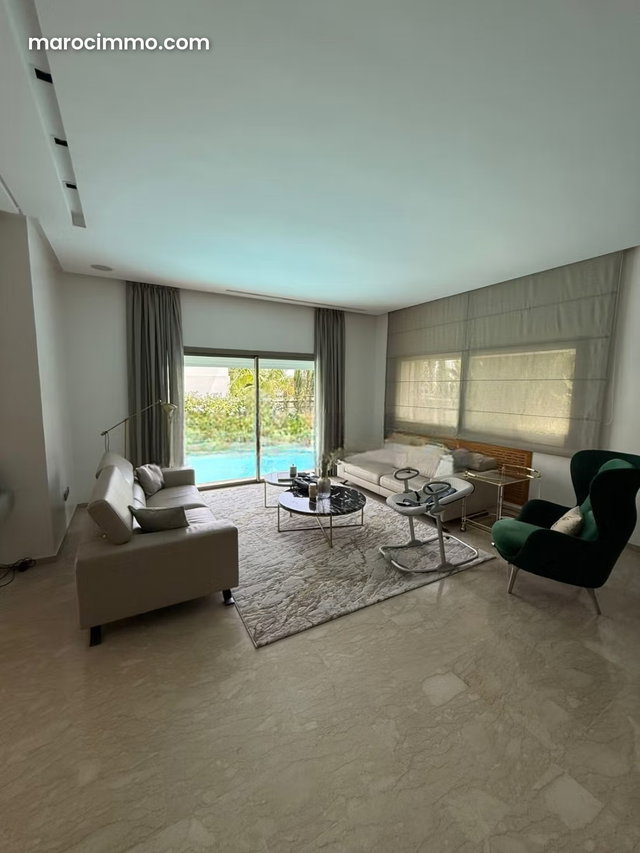 Furnished/Vacant Villa for Rent in Souissi Rabat — 2