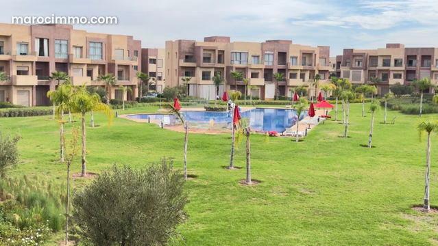 Vente appartement 3 chambres à argan golf prestigia Marrakech — مراكش