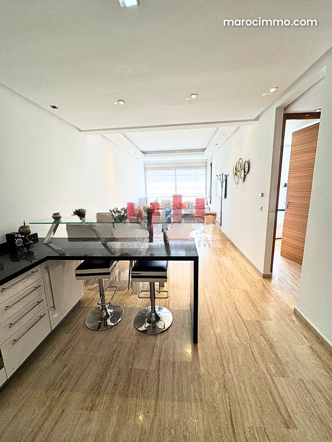 Furnished apartment with terrace in the heart of Gauthier, Casablanca — Casablanca