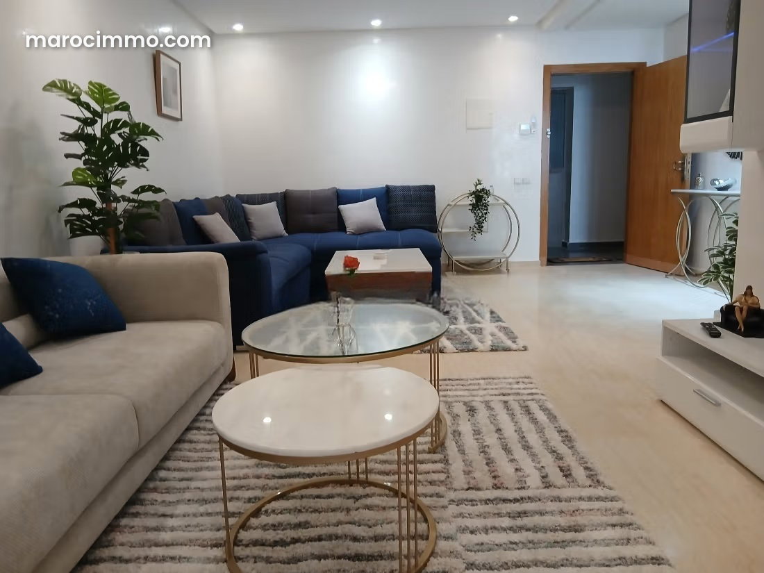 Appartement meublé 90 m² à louer quartier Riyad Rabat — Rabat