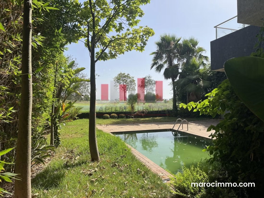 800 sqm Furnished Villa with Swimming Pool, Ville Verte Bouskoura — Bouskoura