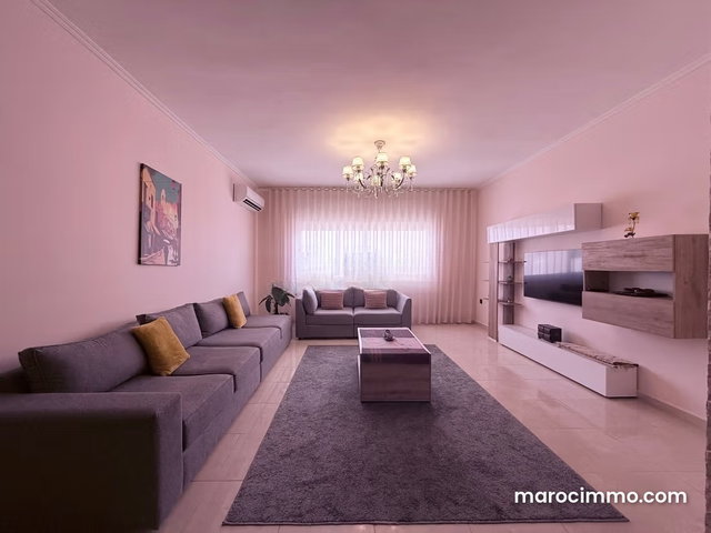 Furnished Apartment for Rent in Route Ain Chkaf. 80 m² — 3