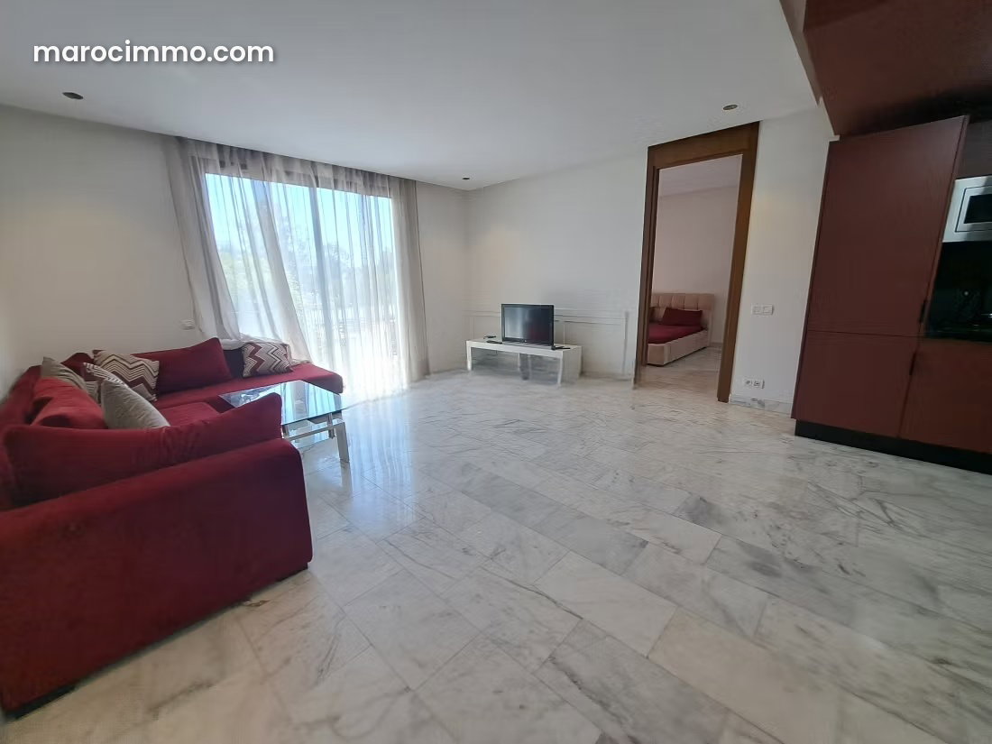 Furnished apartment in Oasis, Casablanca, with terrace and garage — Casablanca