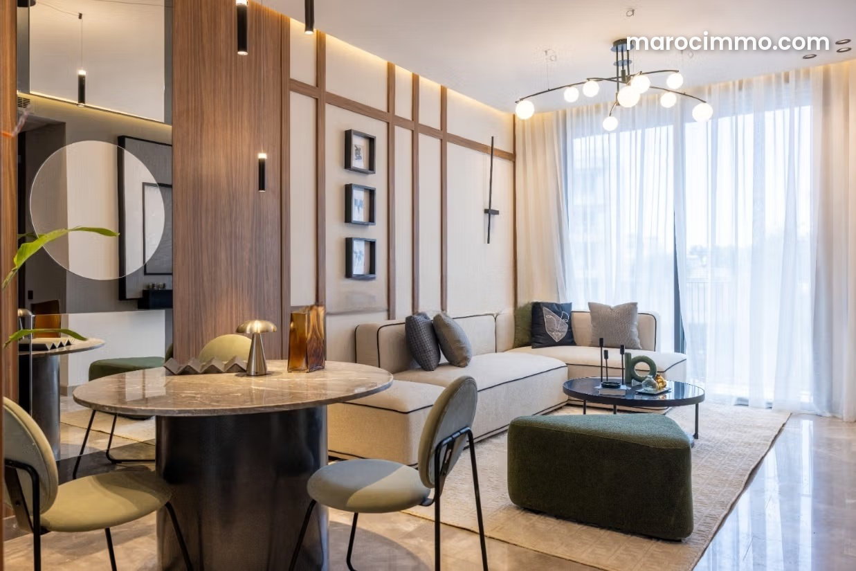 100 m² Apartment, 2 Bedrooms, Ferme Bretone, Casablanca — Casablanca