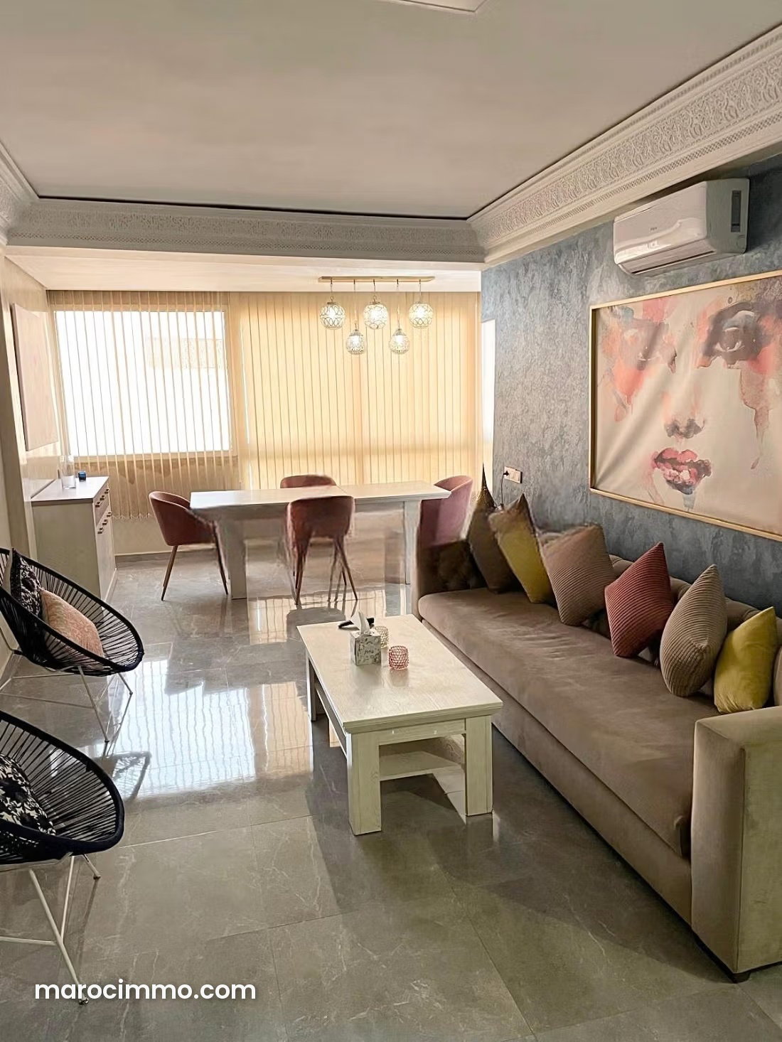 Appartement meublé avec piscine, Guéliz, Marrakech — Marrakech