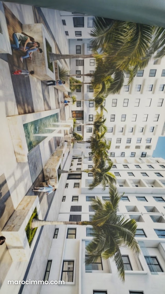 Appartement à l'achat à Hay Hassani. 3 pièces. Jardin et ascenseur — 2