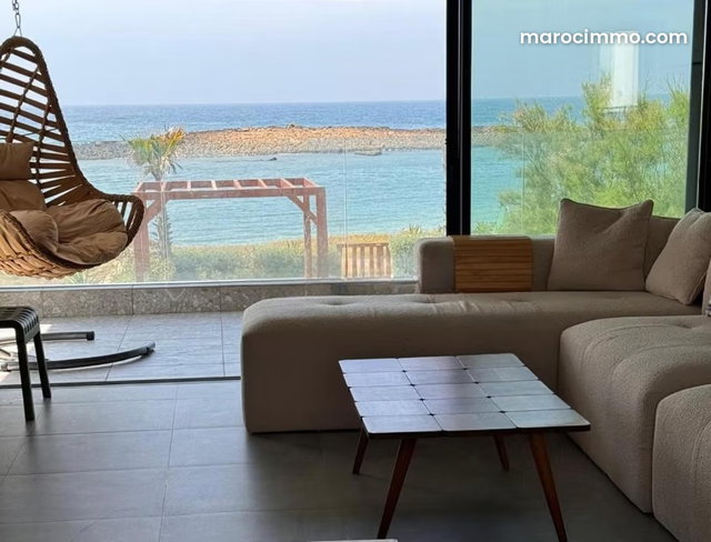 Superbe villa pied sur mer à Harhoura, RDC Sous sol — 4