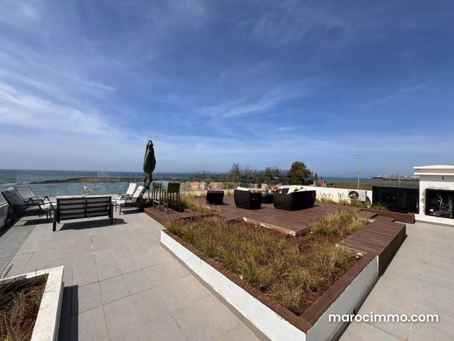 Superbe villa pied sur mer à Harhoura, RDC Sous sol — 2