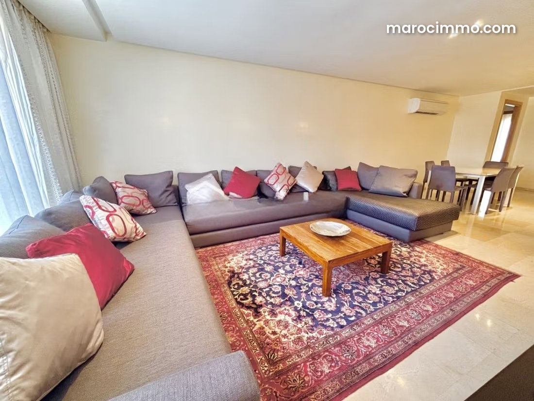 Furnished 145 m² Apartment, 3 Bedrooms, Beauséjour, Casablanca — Casablanca