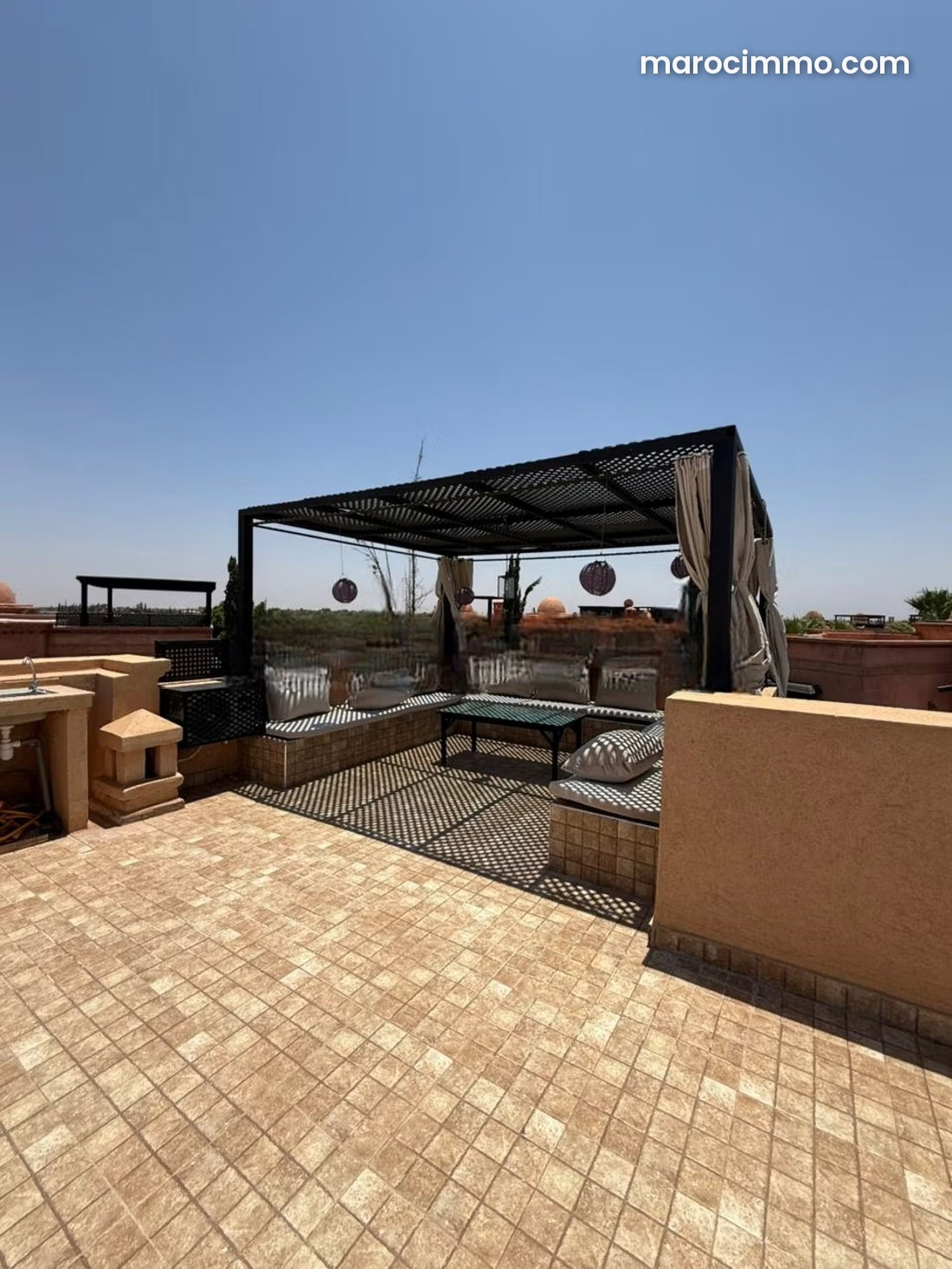Apartment with Garden Terrace and Mountain Views in Marrakech — Marrakesh