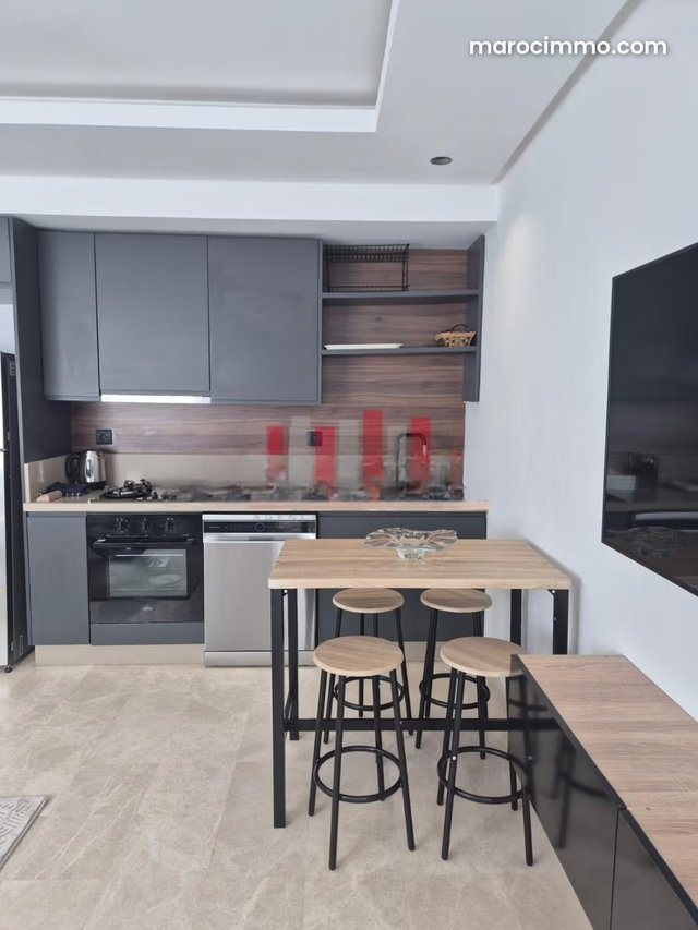 Superbe appartement 1 chambre / salon / meuble / bouskoura — 3