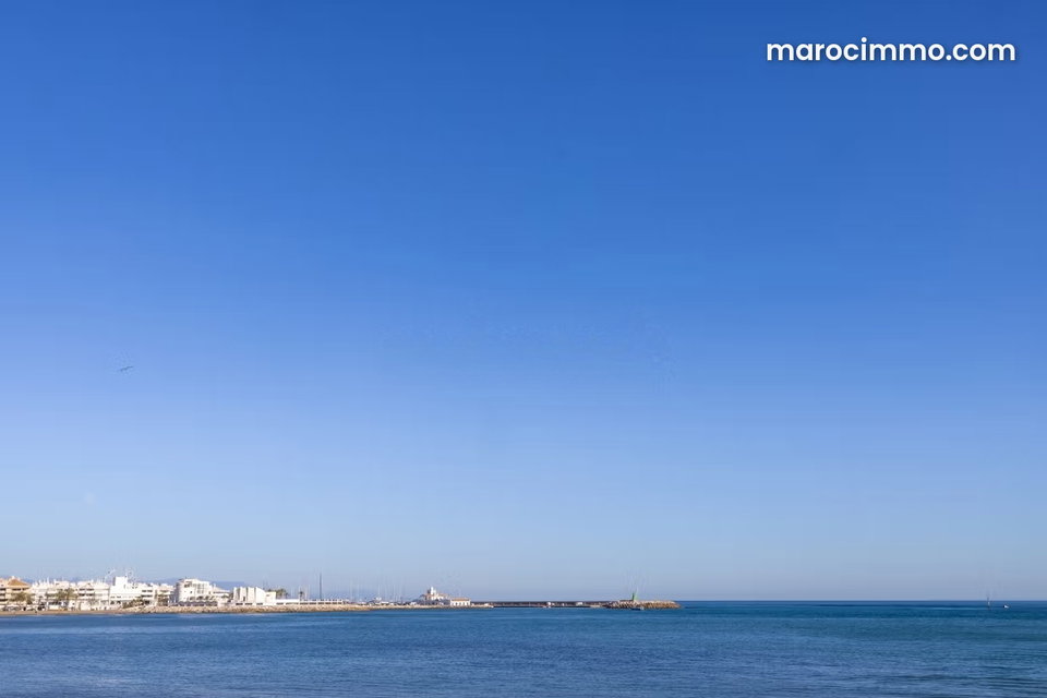 Magnifique terrain villa avec vue sur Mer frontale