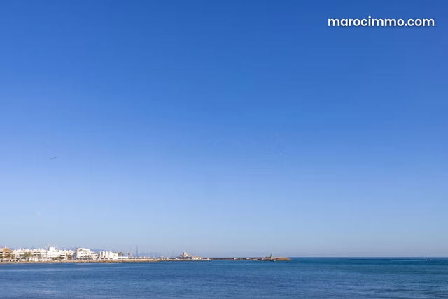 Magnifique terrain villa avec vue sur Mer frontale — الدار البيضاء