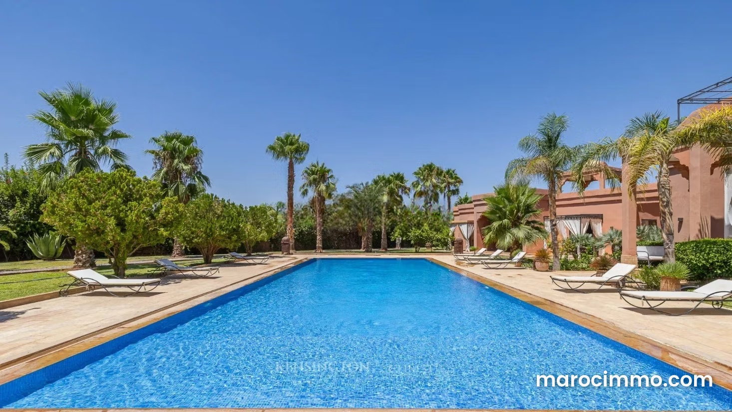Villa d'exception Route de Fès à Marrakech, avec vue sur l'Atlas — Marrakech