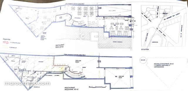 Commercial space for rent in Racine center — Casablanca