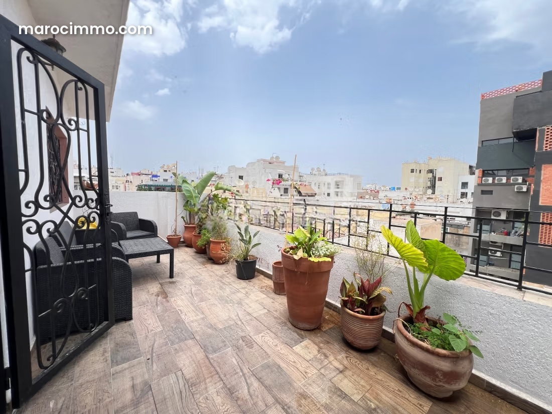 Furnished 120 m² Apartment with Terrace in Gauthier, Casablanca — Casablanca