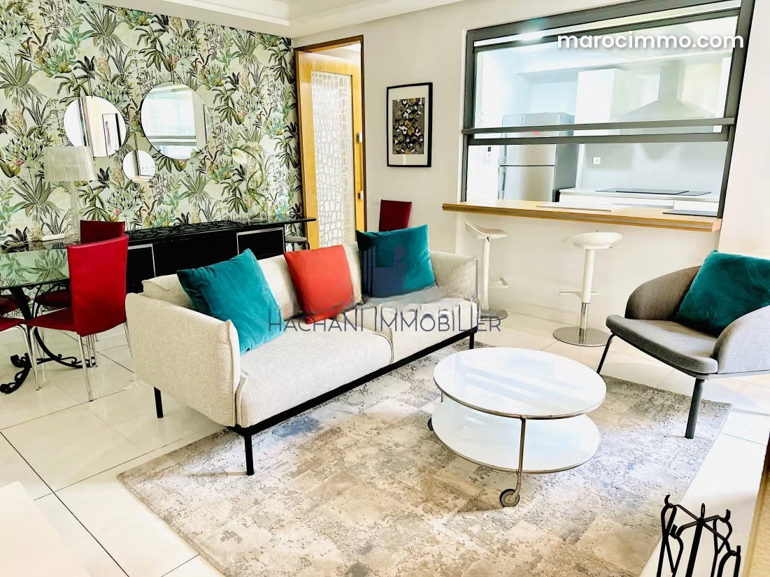 Appartement meublé 123 m², terrasse bioclimatique, Maarif Casablanca — Casablanca