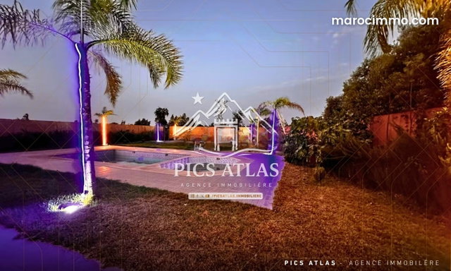 Ferme avec villa et piscine à Vendre, 5000m², Sidi Abdellah Ghaiat — 2