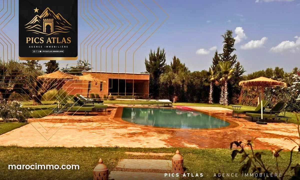 Villa de Prestige à Vendre Route de l’Ourika KM 27