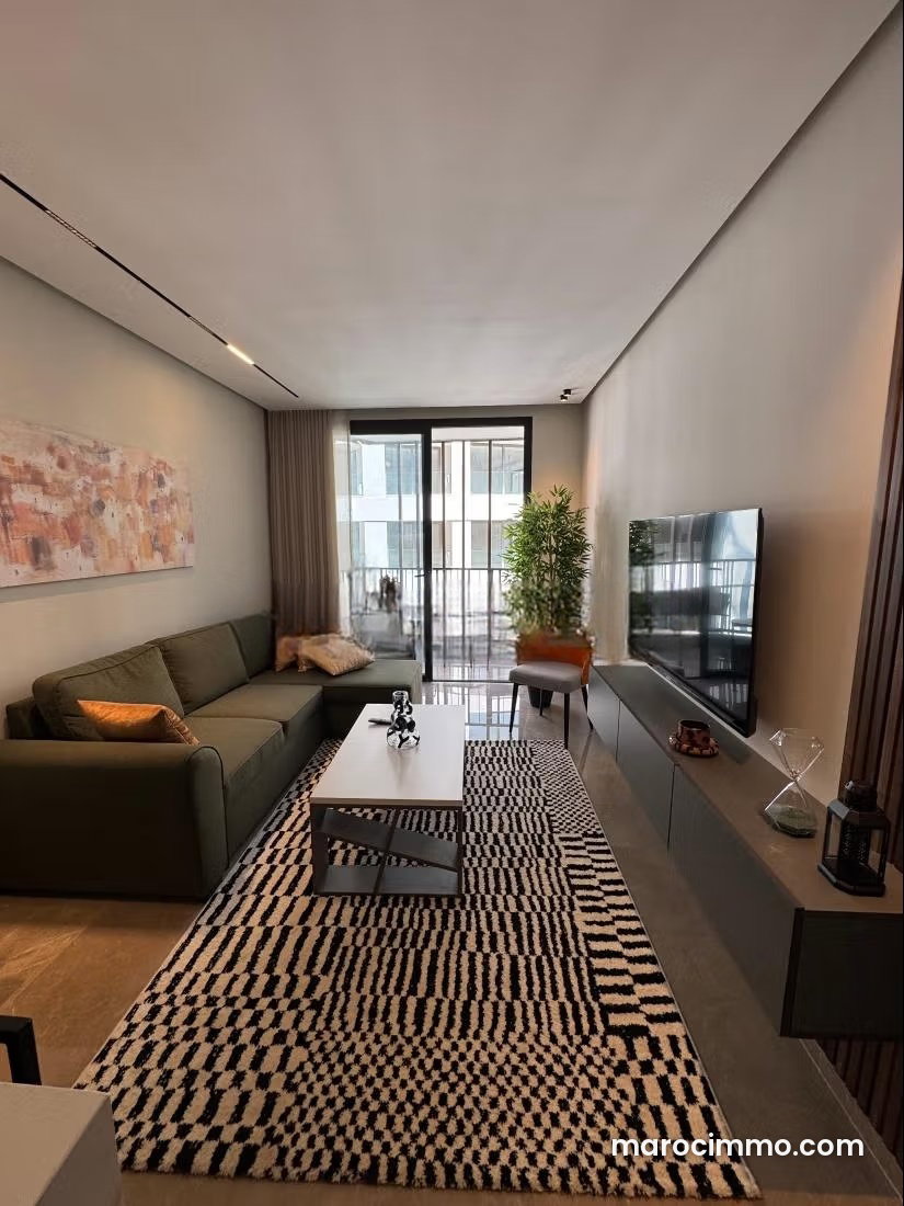 Furnished studio with sun-drenched terrace in Les Princesses, Casablanca — Casablanca